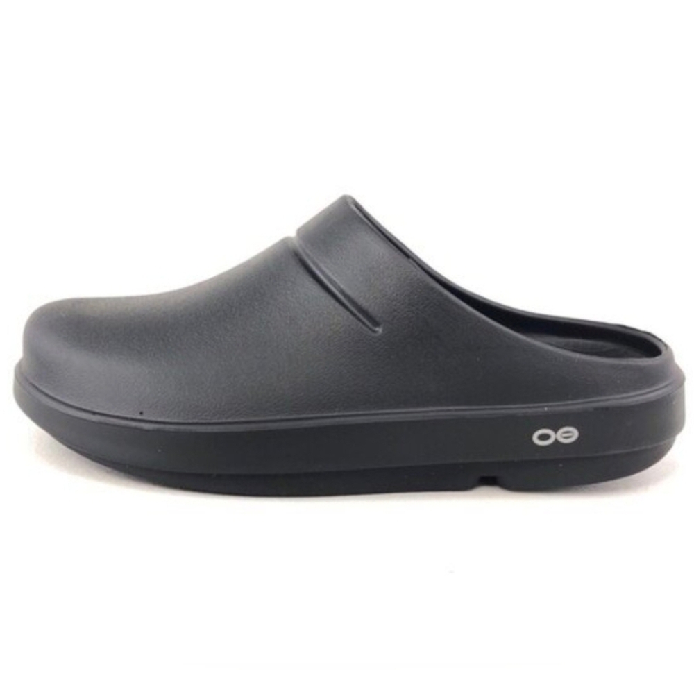 0ofos Oocloog Black Clogs Size 9 Women 7 Men 40 EU